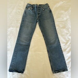 AGOLDE Riley Long Straight Jeans